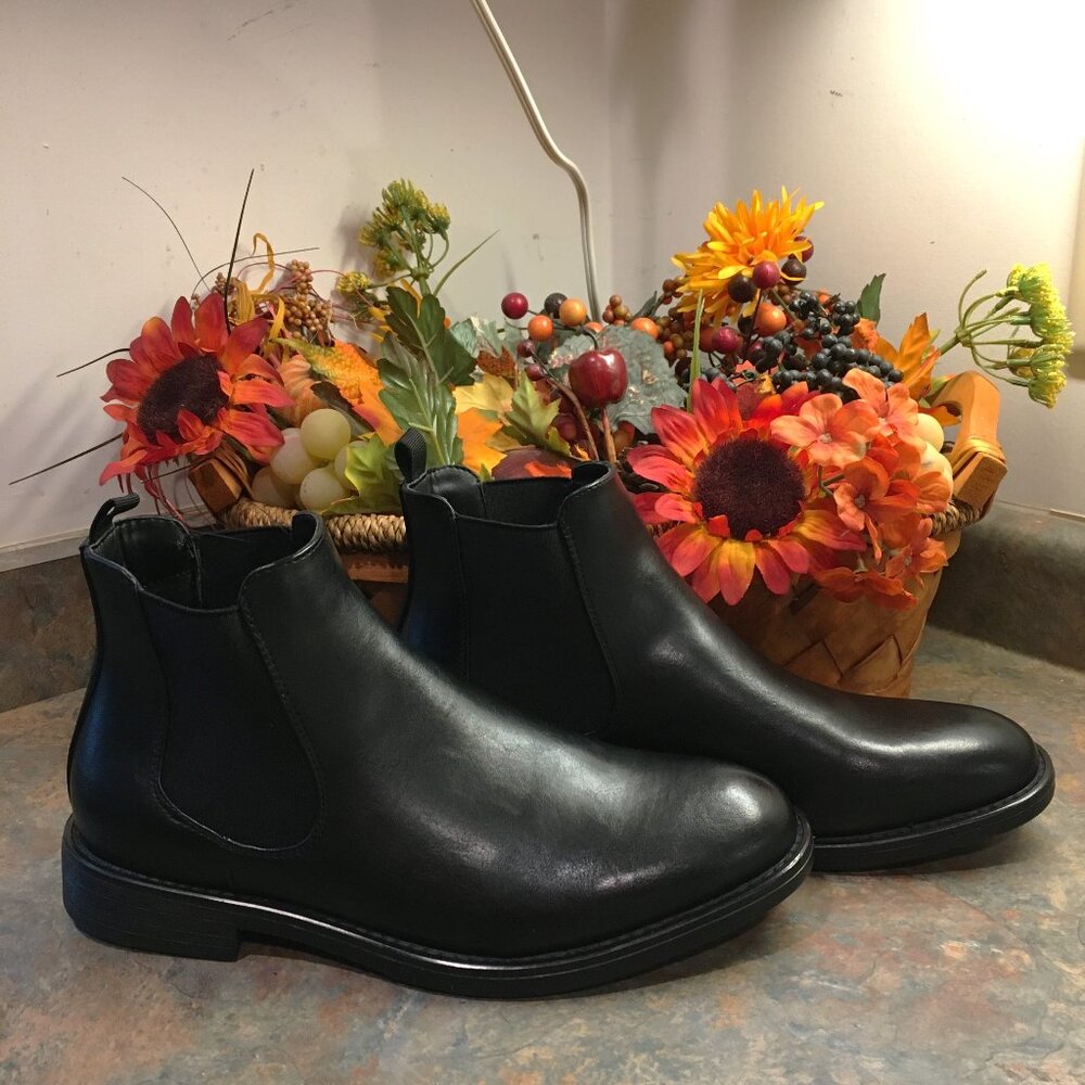 Nick Graham Black Nigel Ankle Boot Mens Size 8.5 -NIB